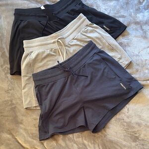 Fabletics Women's Athletic Shorts - Black, Gray, and Navy